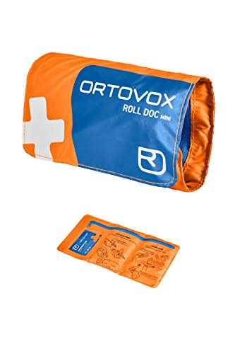 Ortovox Roll Doc Mini Kit di primo soccorso, 15 x 8 x 3 cm, colore: Arancione