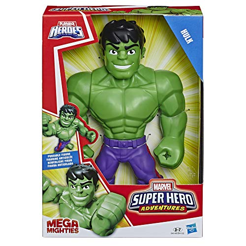 Hasbro Playskool Heroes Mega Mighties Avengers Mega Hulk, Multicolore, E4149ES0