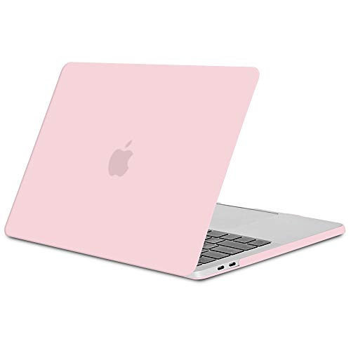 TECOOL Custodia MacBook PRO 15 Touch Bar 2016/2017/ 2018/2019, Sottile Plastica Case Rigida Cover per Apple MacBook PRO 15,4 Pollici con Touch Bar & Touch ID (Modello: A1707/ A1990) -Rosa Quartz