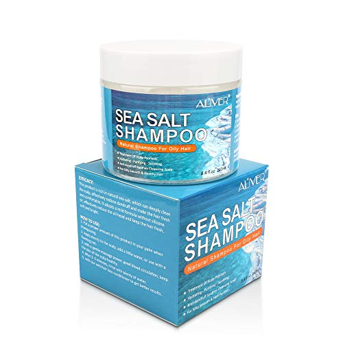 Sea Salt Shampoo, Anti-Dandruff Shampoo, Psoriasis Shampoo, Sea Salt Hair Treatment Shampoo for Scalp Psoriasis, Itchy Scalp and Dandruff, 240ml