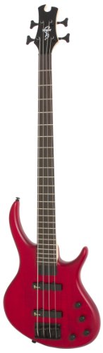Epiphone EBD4TRSBH1 Toby Deluxe-IV Basso Elettrico, Rosso Traslucido
