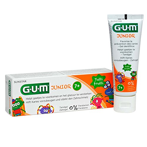 GUM Junior tooth gel 50ml, confezione da 3 (3x 50ml)
