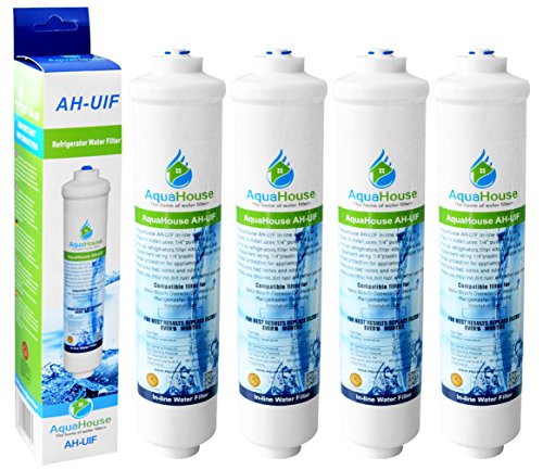 4x AquaHouse UIFS Compatibile Filtro Frigorifero acqua per Samsung DA29-10105J HAFEX/EXP WSF-100 Aqua-Pure Plus (filtro esterno solo)