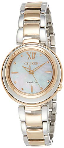 Citizen Orologio Analogico Quarzo Donna con Cinturino in Acciaio Inox EM0335-51D