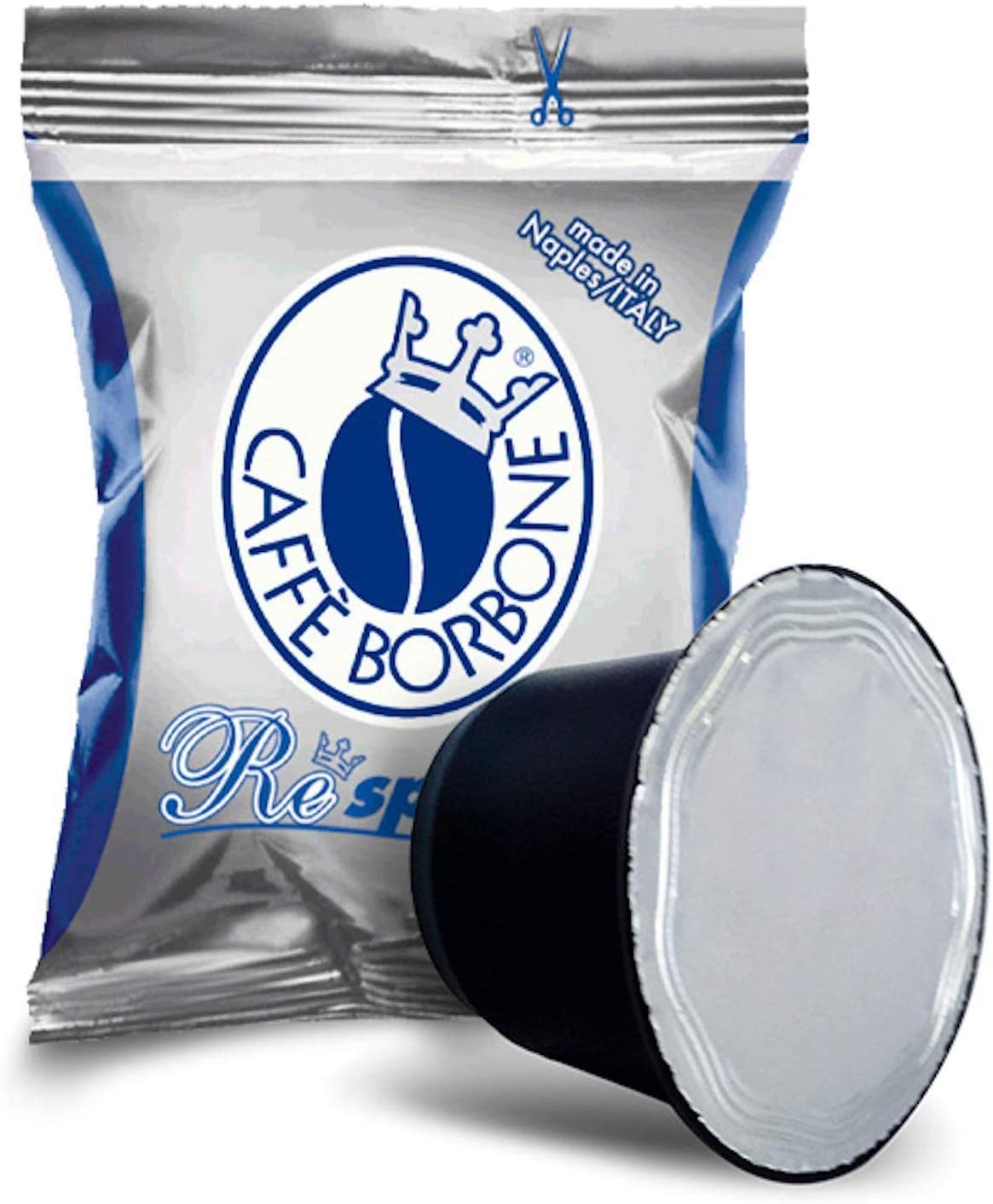 Caffè Borbone Respresso Miscela Blu - Confezione da 100 Capsule - compatibili con le macchine Nespresso®* ad uso domestico