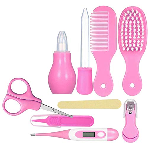 Joyeee Set Beauty BabyCare per la Cura del Bambino Igiene e Benessere Set Manicure Bambino Spazzolini da denti Tagliaunghie per Neonati Set Neonato per l'Igiene e Cura del Bambino