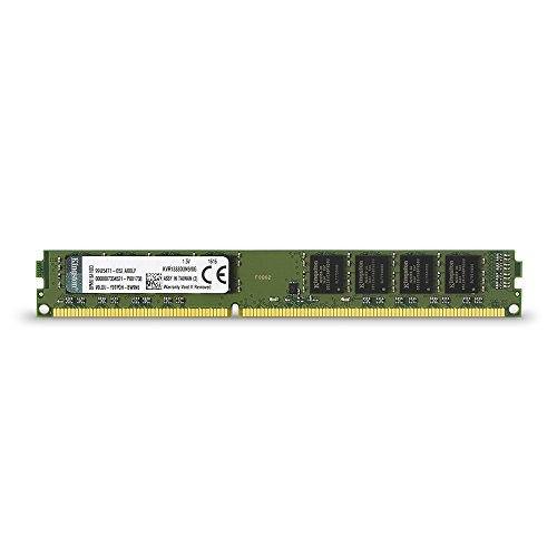 Kingston Technology ValueRAM Memoria, 1333 MHz, DDR3, Non-ECC, CL9, DIMM, 240-pin, 1.5 V, 8 GB