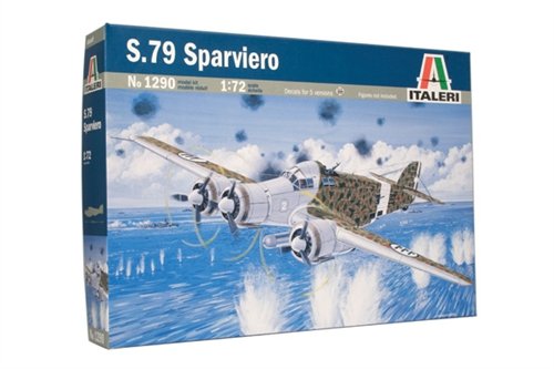 Italeri 1290 - S.79 Sparviero modellismo aerei Model Kit Scala 1:72
