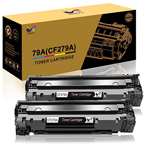 ONLYU Cartuccia di Toner Compatibile Ricambio per HP 79A CF279A per HP LaserJet Pro MFP M26 M26nw M26a HP LaserJet Pro M12 M12w M12a Stampante (2 Nero)