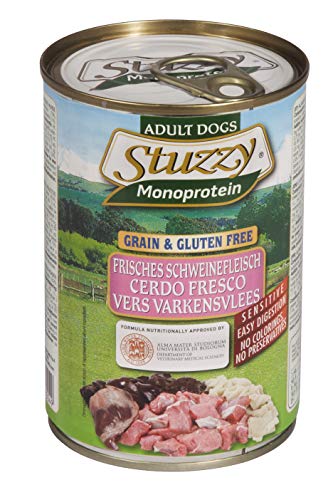 Stuzzy Monoproteico Mangime Umido Cane Adulto MAIALE FRESCO 6X400 gr