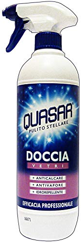 Quasar Detergente per Doccia Vetri - 5 pezzi da 650 ml [3250 ml]