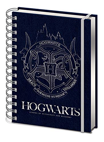 Notebook A5 a spirale, Harry Potter (Cobalt Steel Crest)