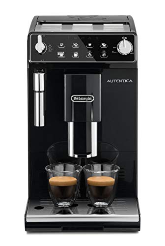 De'Longhi Autentica ETAM29.510.B Macchina da Caffè Automatica per Espresso e Cappuccino, Caffè in Grani o in Polvere, 1450 W, Nero