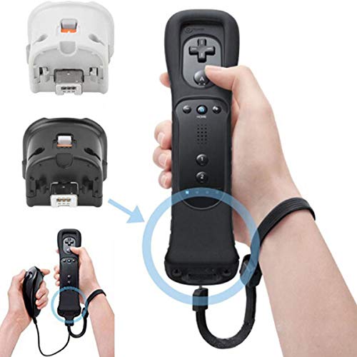 SunshineFace Sensore di Movimento Remoto Più Adattatore Controller + Custodia in Silicone per Nintendo Wii