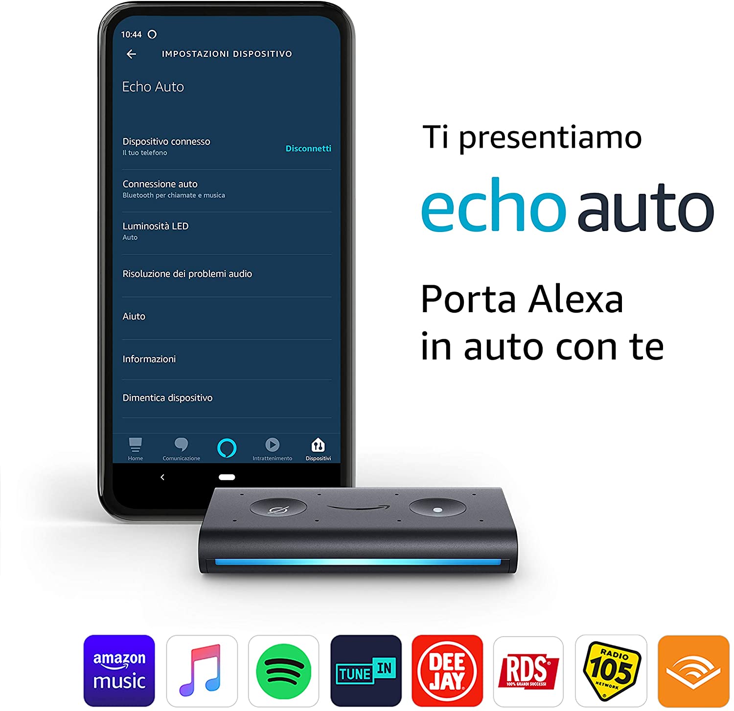 Echo Auto - Porta Alexa in auto con te