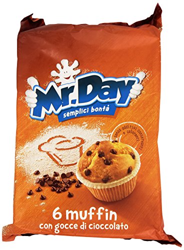 Misterday Mister Muffin Con Gocce Di Cioccolato Gr.252