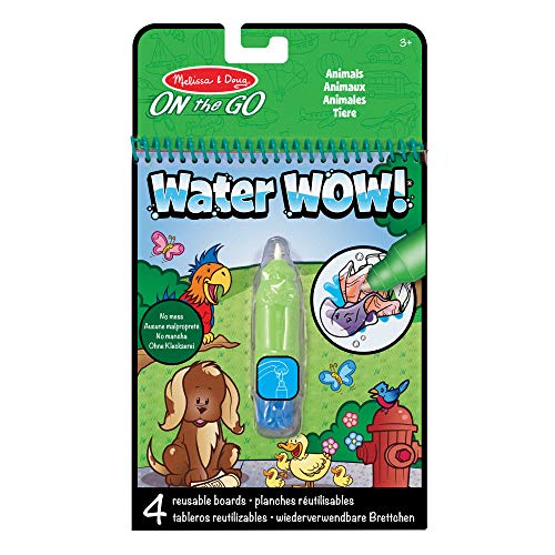 Melissa & Doug- Water Wow Animals Blocco da Scoprire con Acqua, Multicolore, 5376