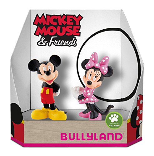 Bullyland 15083 – Disney Topolino e Minnie Classic in confezione regalo gioco figura Set, 2 pezzi