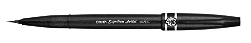 Pentel SESF30 Brush Sign Pen Artist punta pennello extra fine nero 1 pz