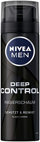 Nivea Men Deep Control schiuma da barba, confezione da 6 (6 x 200 milliliters)
