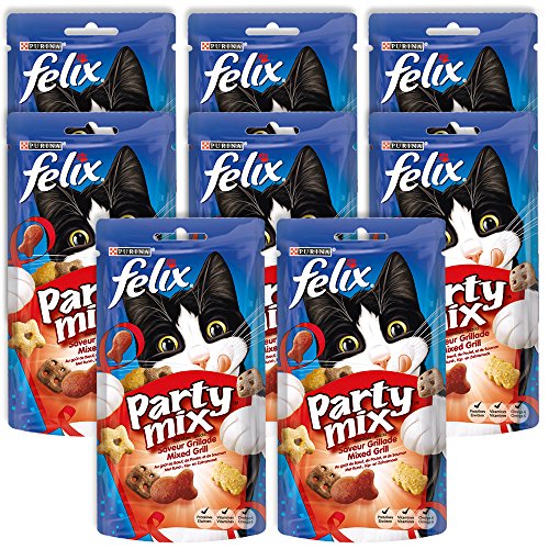 Felix Party Mix – Bustina da 60 g – Confezione da 8 – Gusto a Scelta