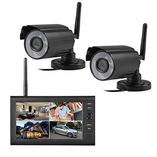 SIPOG 7 Pollici Colore Video Sorveglianza Kit di videosorveglianza LCD Telecamera Senza Fili Sicurezza Inteligente Kit di monitoraggio