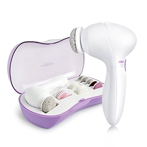 TOUCHBeauty Dispositivo elettrico 9 in 1 per la rimozione dei calli Dispositivo di rimozione della pelle dura dei piedi Set per manicure e pedicure Due velocità AG-0601BP