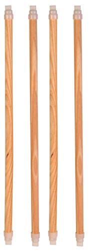 Trixie quattro posatoi in legno, 35 x 12 mm