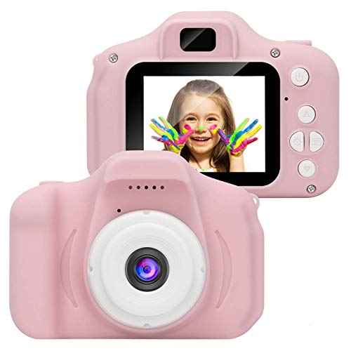 Fotocamera per bambini,Telecamera Digitale per Bambini 1080P HD Video Fotocamera Digitale con Schermo LCD da 2 Pollici Scheda di Memoria 32G (P-34)