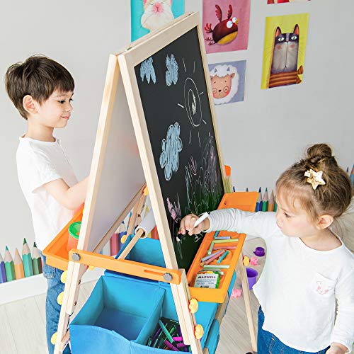 Teamson Kids - Piccolo Artista Van Gogh Bambini Cavalletti - Legno / Blu TK-FB028G