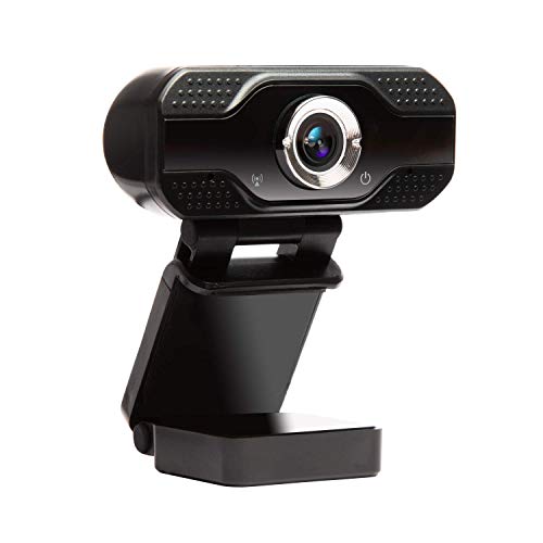 I-STAR Webcam per PC con Microfono 1080p USB, Web Cam Telecamera per Videoconferenza, Streaming, Gaming con Autofocus, Funziona con Skype, Zoom, Mac, Windows, Android, Linux
