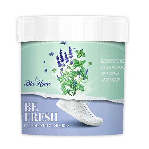 BLU HOME BeFresh - Talco Elimina Odori per Scarpe - Profuma Scarpe - con Oli Essenziali 100% Naturali (100 g.)