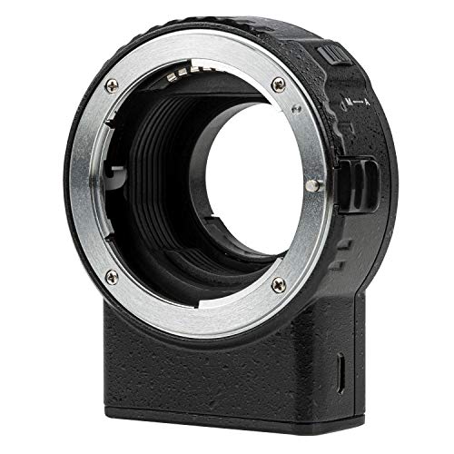 VILTROX NF-M1 Adattatore Lente Messa a Fuoco Automatica per Obiettivo Nikon F a Micro Four Thirds (MFT, M4 / 3) Olympus Panasonic BMPCC