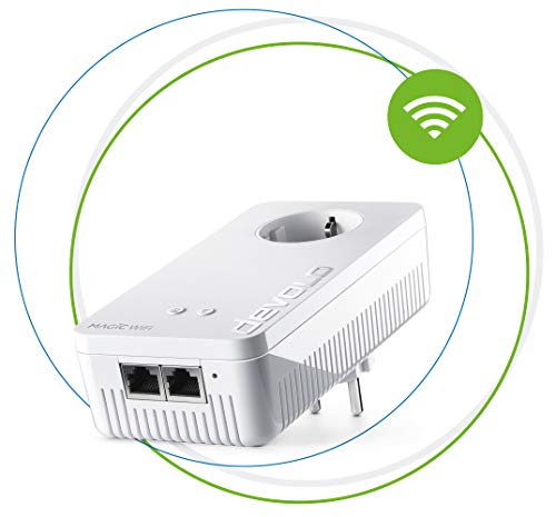 Devolo - Adattatore di Rete Magic 1 WiFi 2-1-1, Ethernet, Powerline, bianco
