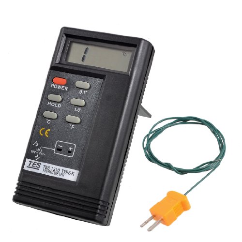 sourcingmap® TES-1310 digitale temperatura Reader sensore da -50 a + 1.300 Celsius