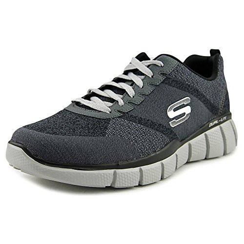 Skechers Sport Men's Equalizer 2.0 True Balance Sneaker,Grey/Black/Charcoal,10.5 4E US
