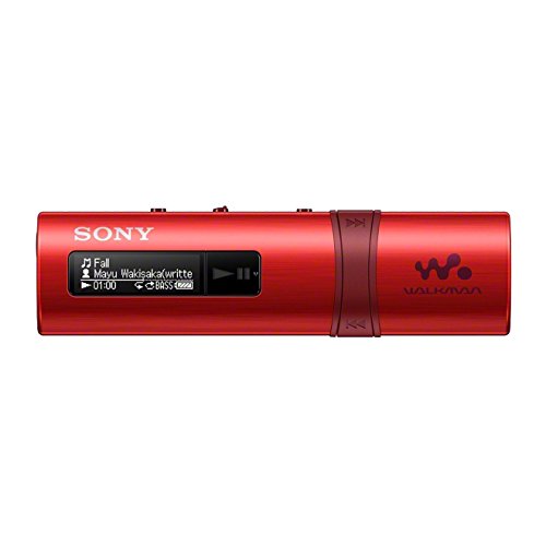 Sony NWZ-B183 - Lettore musicale Walkman 4GB, Bass Boost, QuickCharge, Rosso