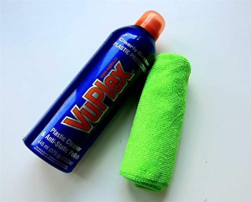 VuPlex Detergente per finestre acriliche e portiere, prodotto per la cura della plastica, 235ml