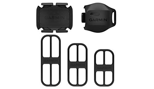 Garmin - Bundel sensore di cadenza pedalata e sensore di velocità alla ruota, Bluetooth e ANT+