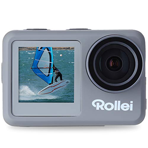 Rollei Actioncam - Action Cam WiFi con risoluzione video 4K, impermeabile, con molti accessori, Actioncam, 9s +, 65,5 x 43,8 x 26,5 mm