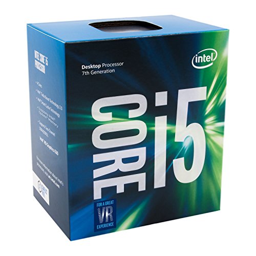 Intel BX80677I57500 Intel Core i5 7500, Quad Core, 3.4GHz, 3.8GHz Turbo, 1100MHz GPU, 65W, Argento