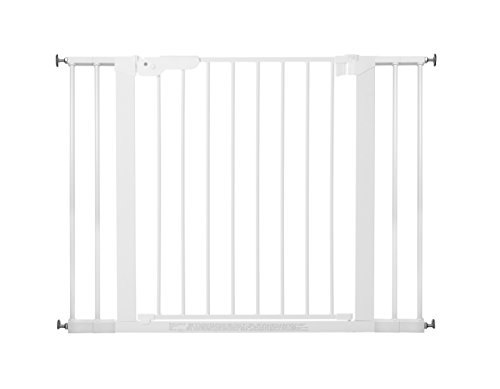 BabyDan Premier, protezioni delle porte / cancello per serraggio, 99 cm - 106,3 cm - fabbricato in Danimarca e testato dal TÜV GS, colore: bianco