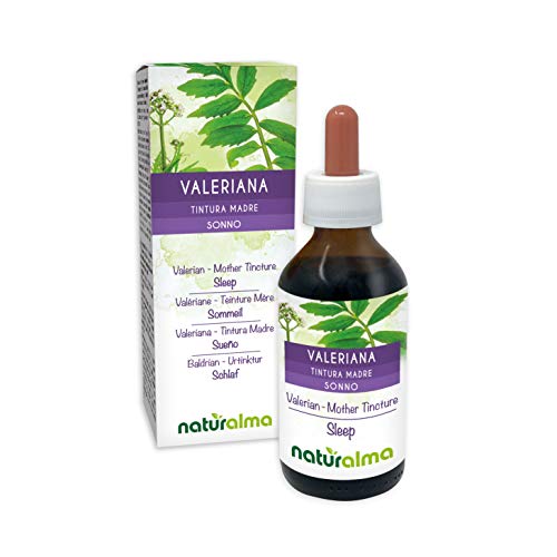 Valeriana (Valeriana officinalis) radici Tintura Madre analcoolica NATURALMA | Estratto liquido gocce 100 ml | Integratore alimentare | Vegano