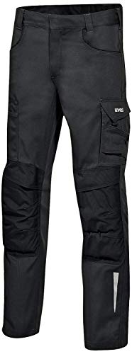 Uvex Pantaloni da Lavoro Synexxo - Pantaloni Cargo di Sicurezza con Tasche per Ginocchiere ed Elementi Riflettenti