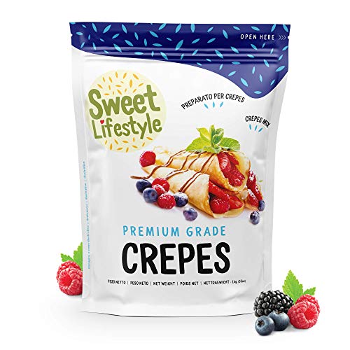 Originale preparato per Crepes | 1 KG Sweet Lifestyle |100% Made in Italy | Crepes mix | Facile e veloce da preparare | Qualità Premium | Alta qualità