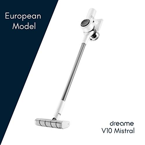 Dreame V10 Mistral - Aspirapolvere senza fili, Modello europeo, Tecnologia riduzione del rumore, 100.000 RPM, 60 minuti di autonomia