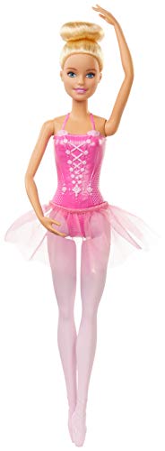 Barbie- Ballerina Bambola Bionda con tutù Giocattolo per Bambini 3+ Anni, GJL59