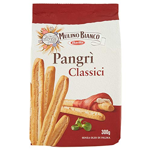 Mulino Bianco Grissini Rustici Classici Pangrì, Snack Salato per la Merenda- 300 g