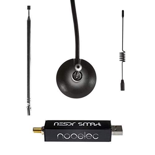 Nooelec NESDR SMArt v4 Complesso - Premium RTL-SDR w/ Alluminio Scatola, 0,5 PPM TCXO, SMA Input & 3 Antenne. RTL2832U & Basato su R820T2 Software Defined Radio