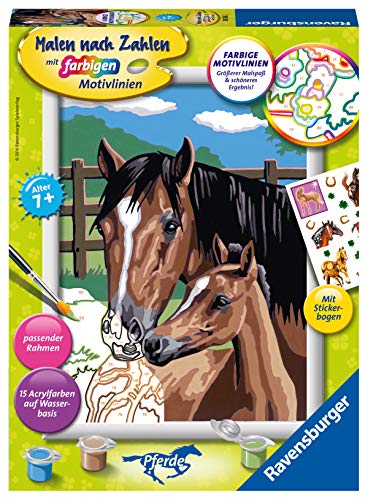 Ravensburger 283262 - Set di Numeri Cavallo con Puledro